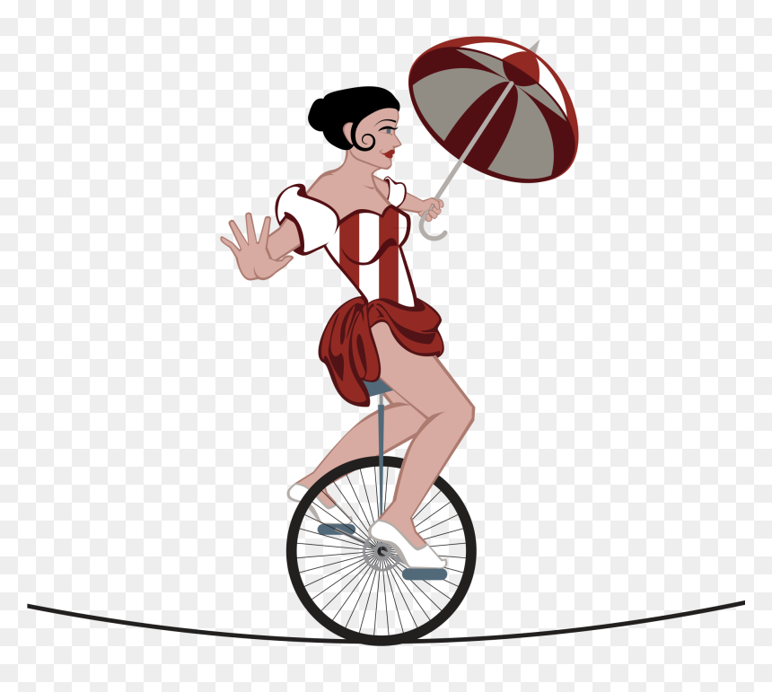 Png Stock Circus Clipart Unicycle - Unicycle Circus, Transparent Png - unicycle png