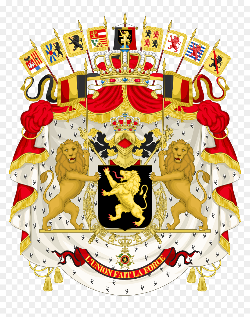 Belgium Coat Of Arms, HD Png Download - belgium flag png