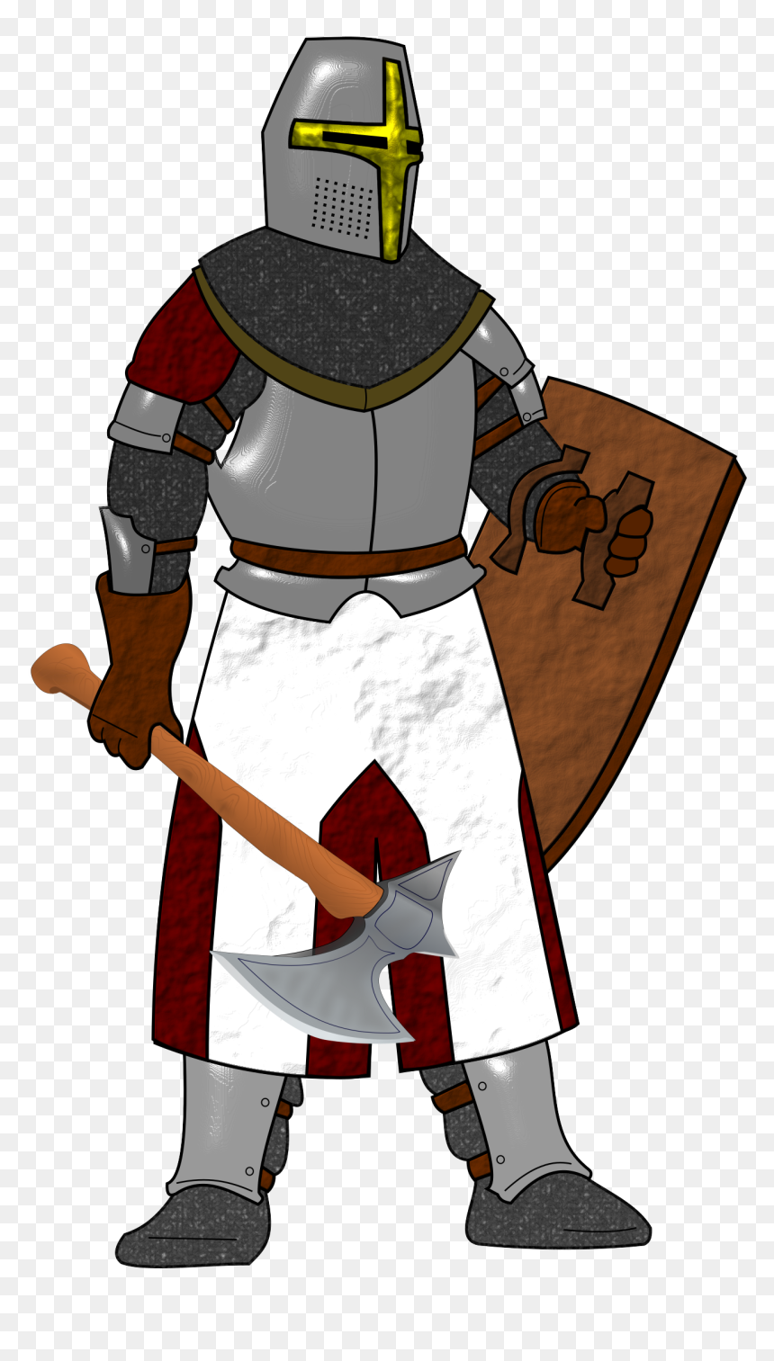 Plate Armor Clip Arts - Middle Ages Clip Art Free, HD Png Download - medieval helmet png