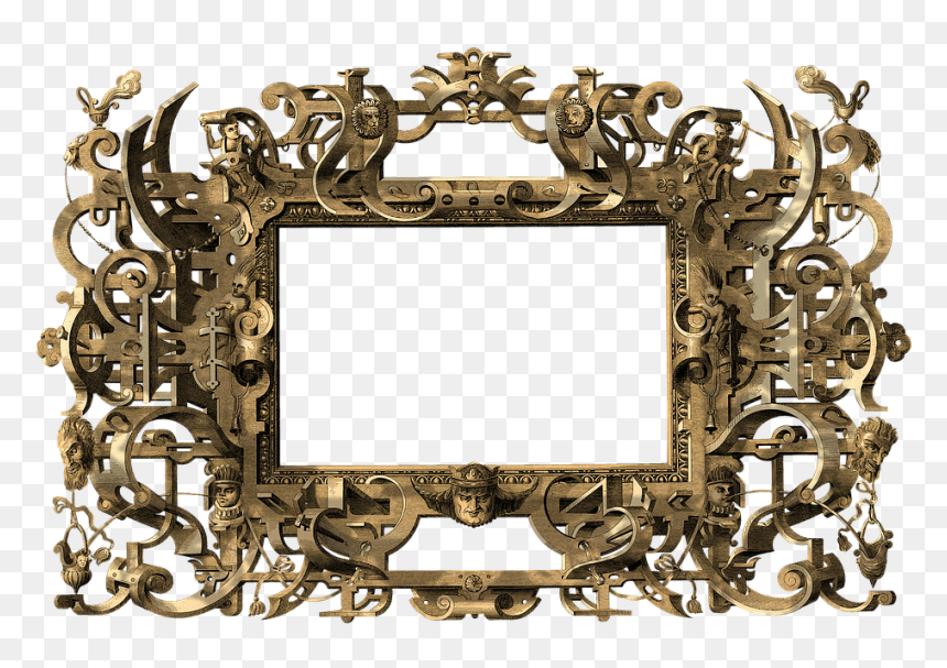 Picture Frame, HD Png Download - decorative frame png