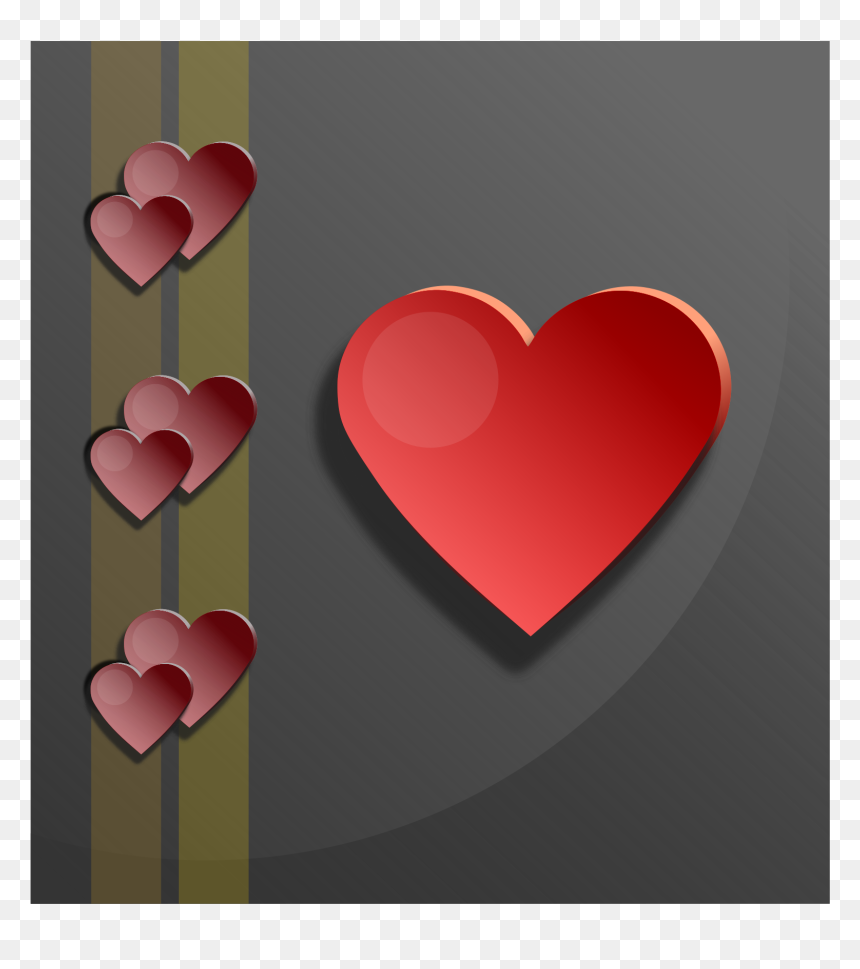 Red Hearts Clip Arts - Portable Network Graphics, HD Png Download - red hearts png