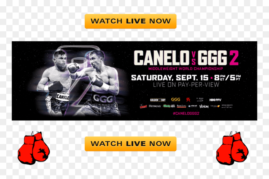 Transparent Canelo Vs Ggg Png - Canelo Vs Golovkin 2 Cartelera, Png Download - canelo png