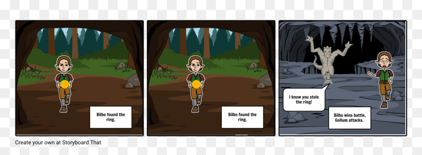 Cartoon, HD Png Download - gollum png