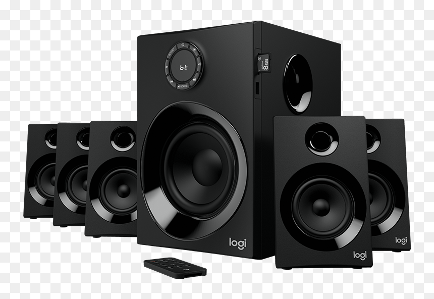 1 Surround Sound Speaker System - Logitech Z607, HD Png Download - concert speakers png