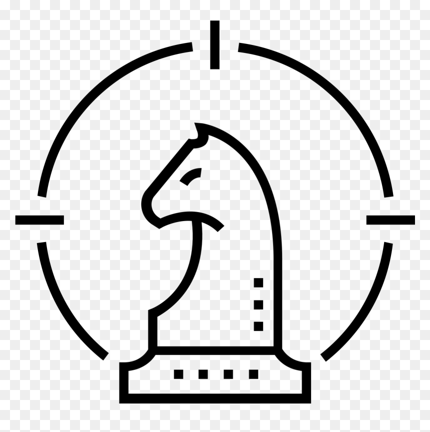 Line Art, HD Png Download - strategy icon png
