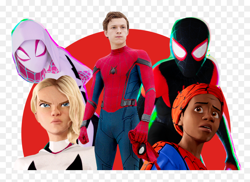 Sony Finally Untangles Its Spider Web - Spider Man Into The Spider Verse Miles Gwen And Tom, HD Png Download - hailee steinfeld png