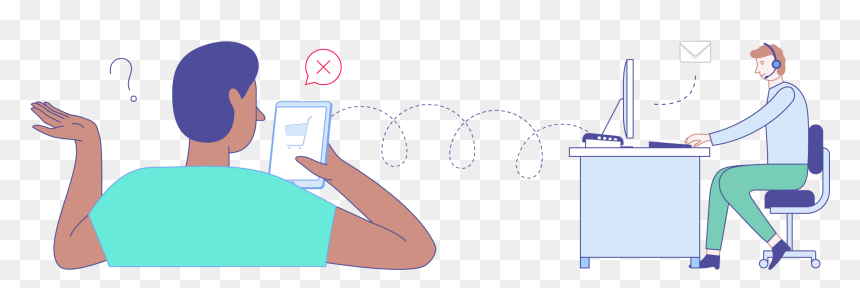 How To Communicate With Declined Customers - Communicate With Customers, HD Png Download - customers png