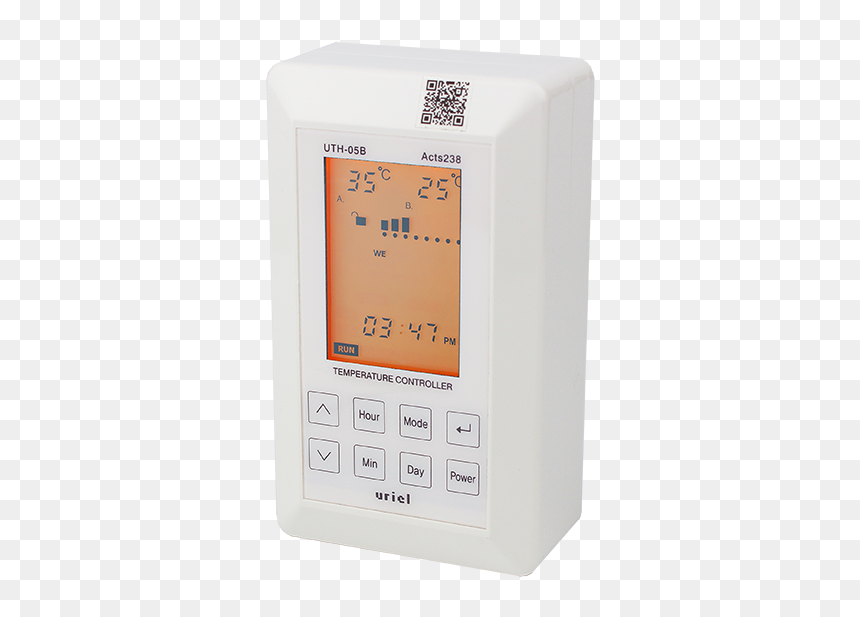 Digital Clock, HD Png Download - thermostat png