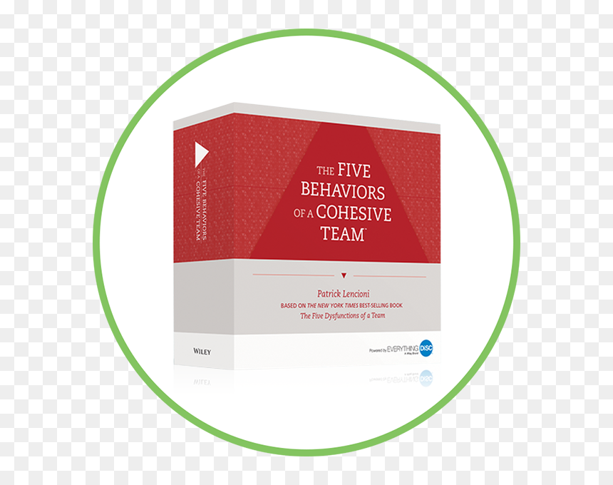 The Five Behaviors Facilitation Kit Packaging Inside - Printing, HD Png Download - red circle outline png