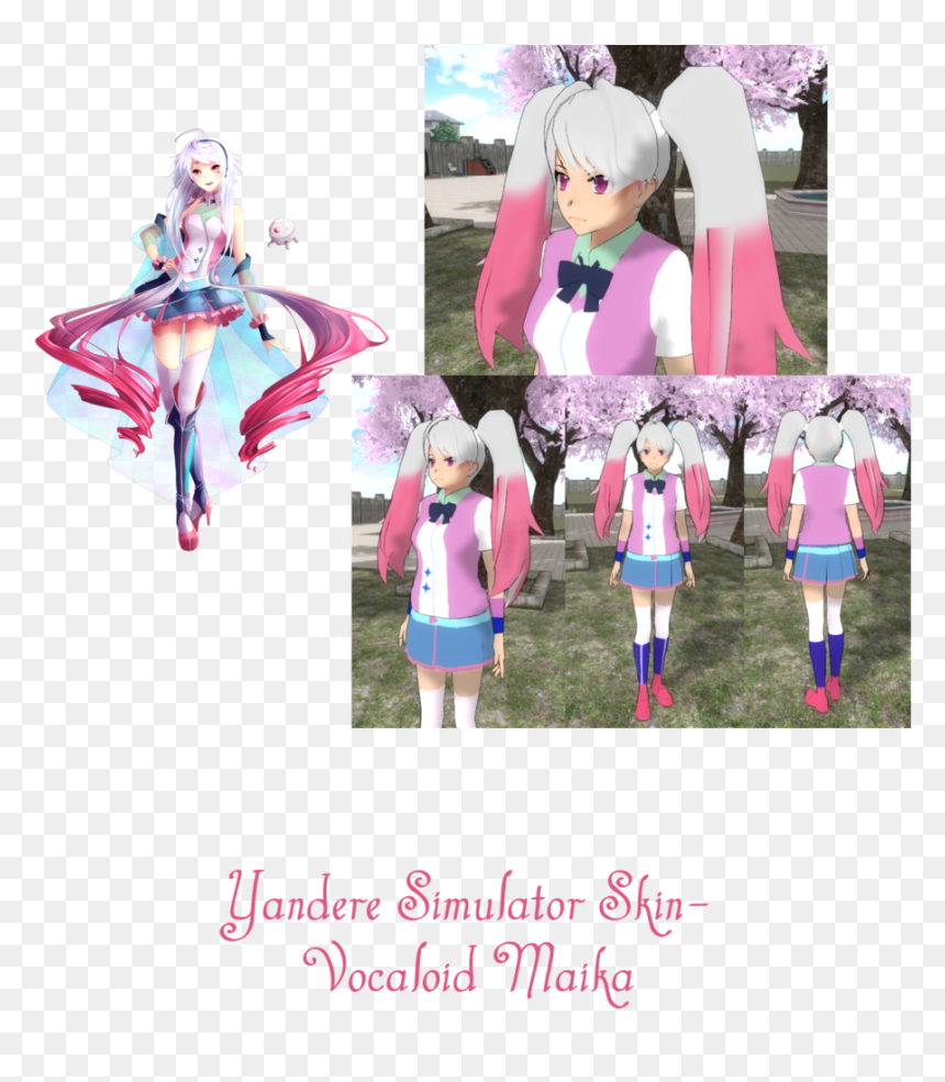 Transparent Yandere Png - Spanish Vocaloid, Png Download - yandere png