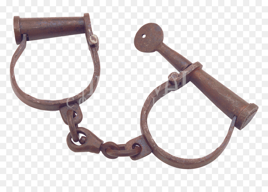 Old West Antique Handcuffs - Old West Handcuffs, HD Png Download - hand cuffs png