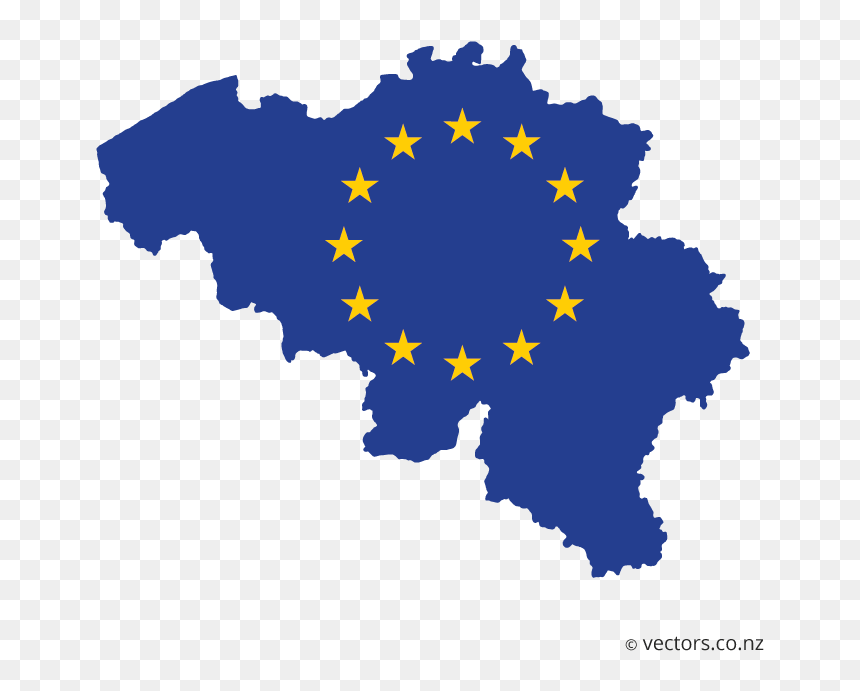 Belgium Map Vector Free, HD Png Download - belgium flag png