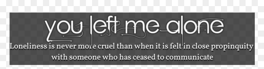 Signage, HD Png Download - alone png