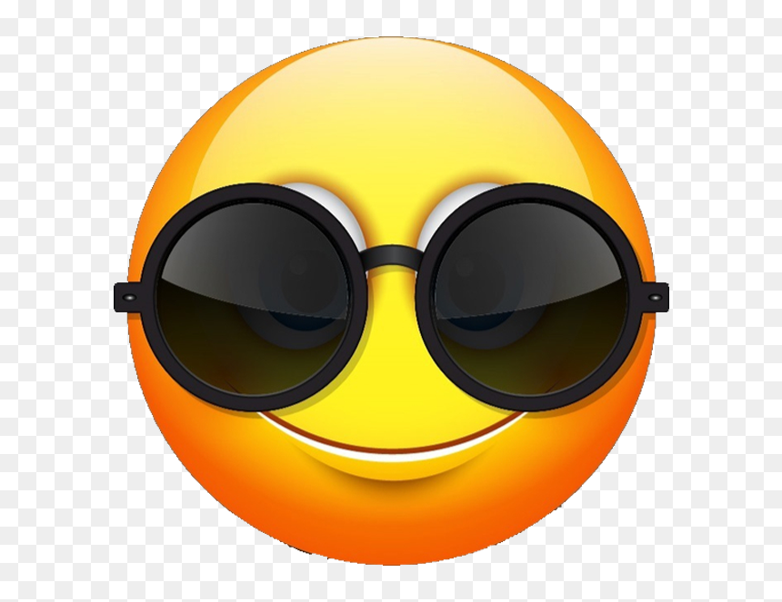 Round Glasses Emoji - Emoji Glasses, HD Png Download - glasses emoji png