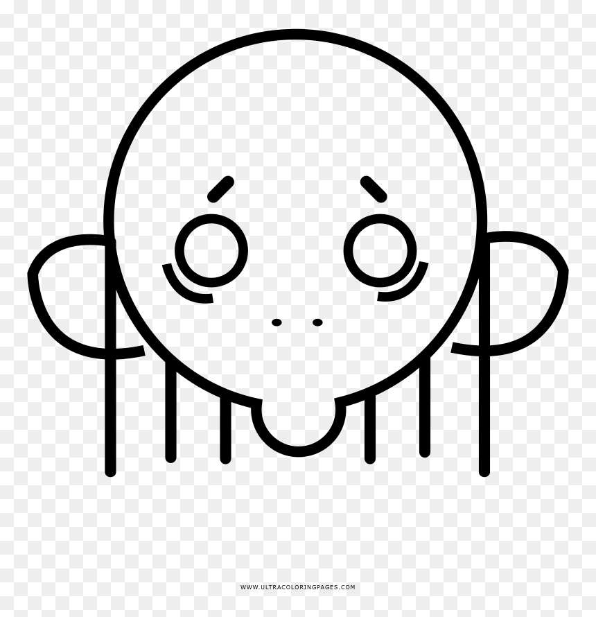 Gollum Coloring Page - Line Art, HD Png Download - gollum png
