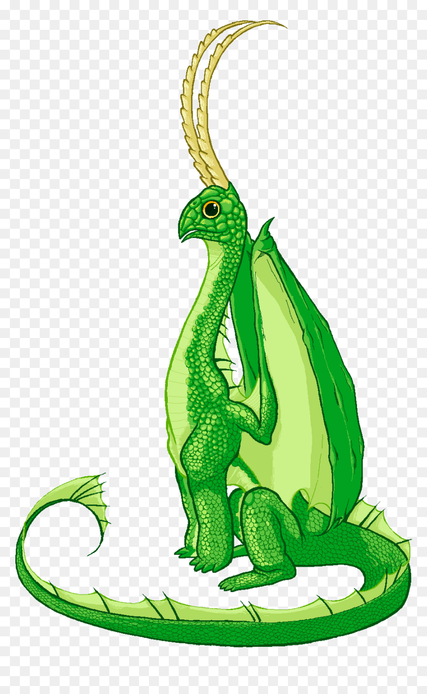 Dungeons And Drawings - Dragon, HD Png Download - green dragon png