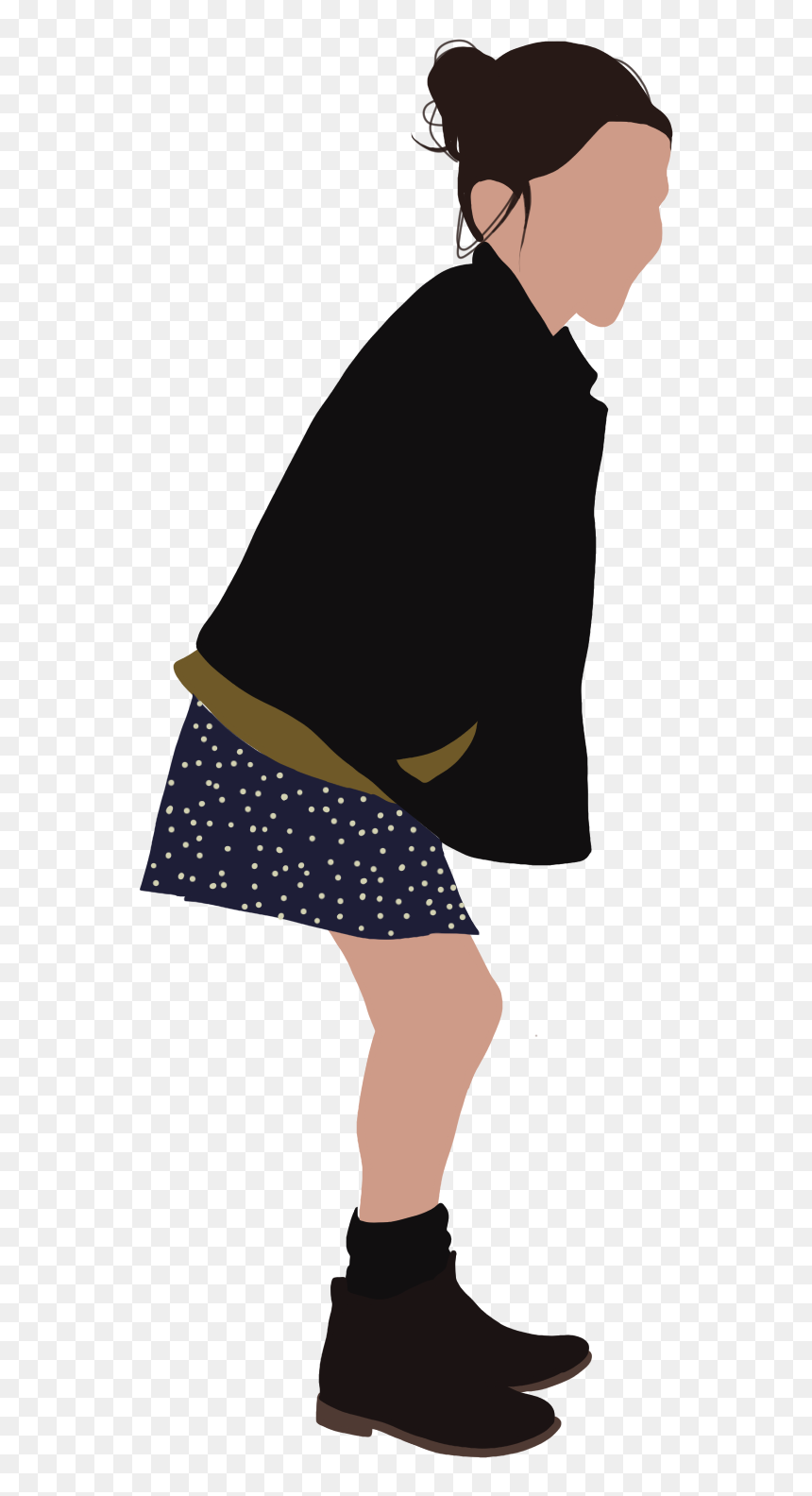 Vector Illustration Children Png, Transparent Png - person vector png