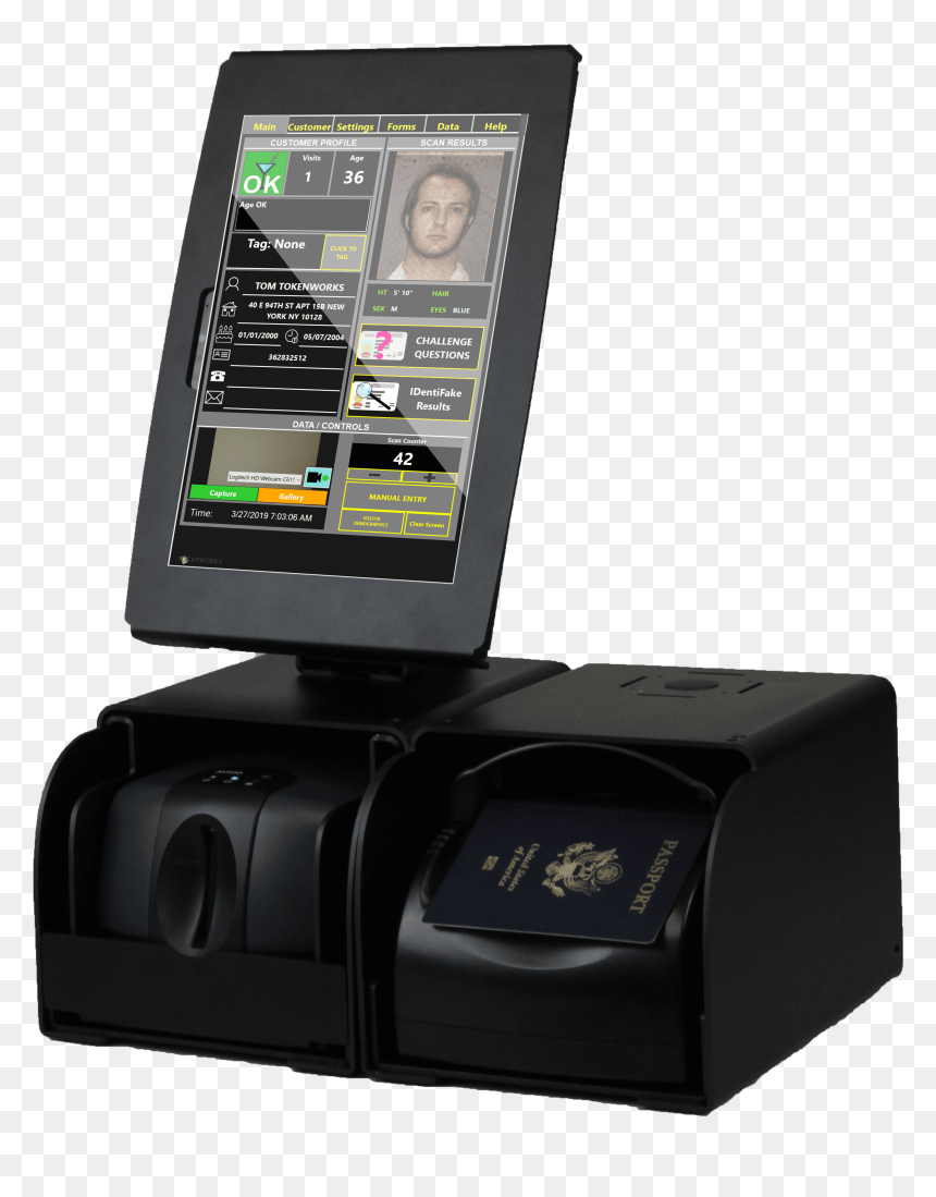 Transparent Fake Barcode Png - Gadget, Png Download - scanner png