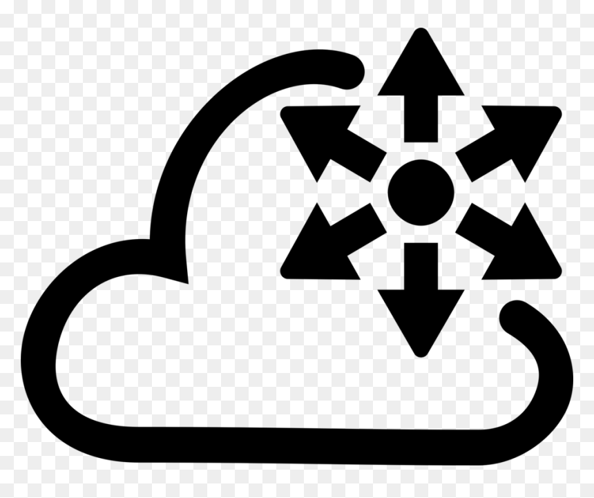 Area,monochrome Photography,symbol - Multiple Direction Icon, HD Png Download - arrow symbol png