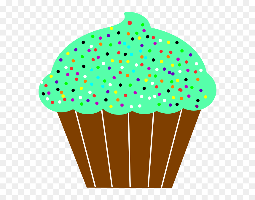 Clip Art Cup Cake - Transparent Background Cupcake Clipart, HD Png Download - cup cake png