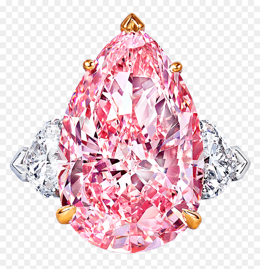 Engagement Ring, HD Png Download - pink diamonds png