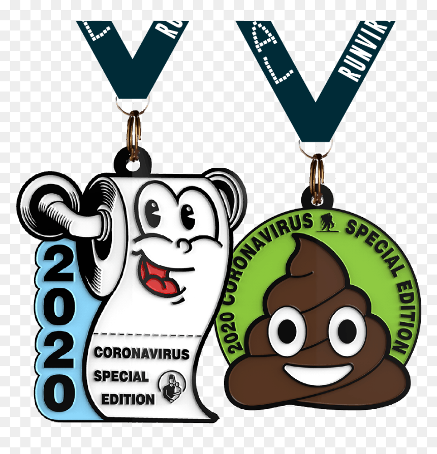2020 Corona Virus Sepecial Edition Toilet Paper Poop - Coronavirus, HD Png Download - running emoji png