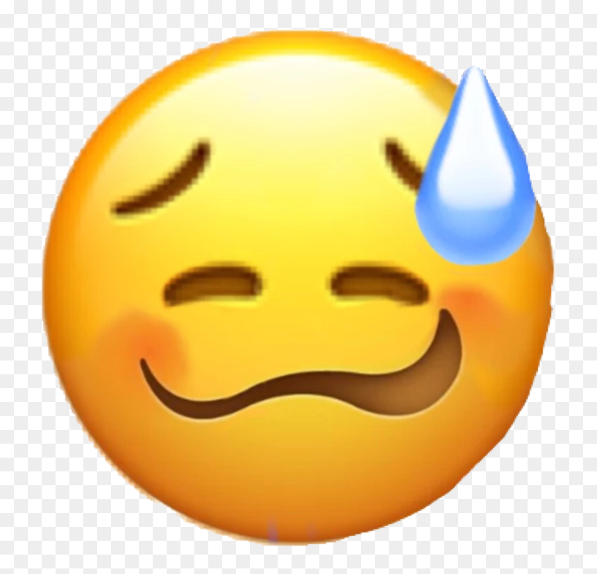 #worried #emoji #stickerart #stickerart #worriedemoji - Smiley, HD Png Download - worried emoji png