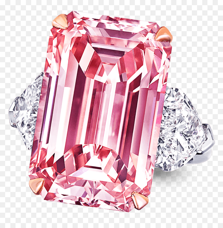 Engagement Ring, HD Png Download - pink diamonds png