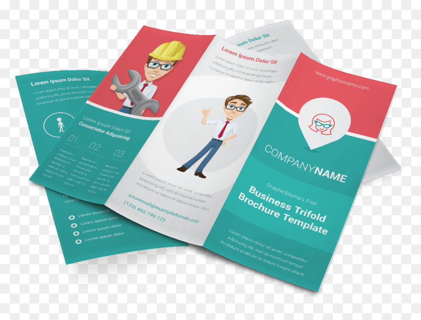 Template Triple My Success - Tri Fold Brochure Png, Transparent Png - brochure png