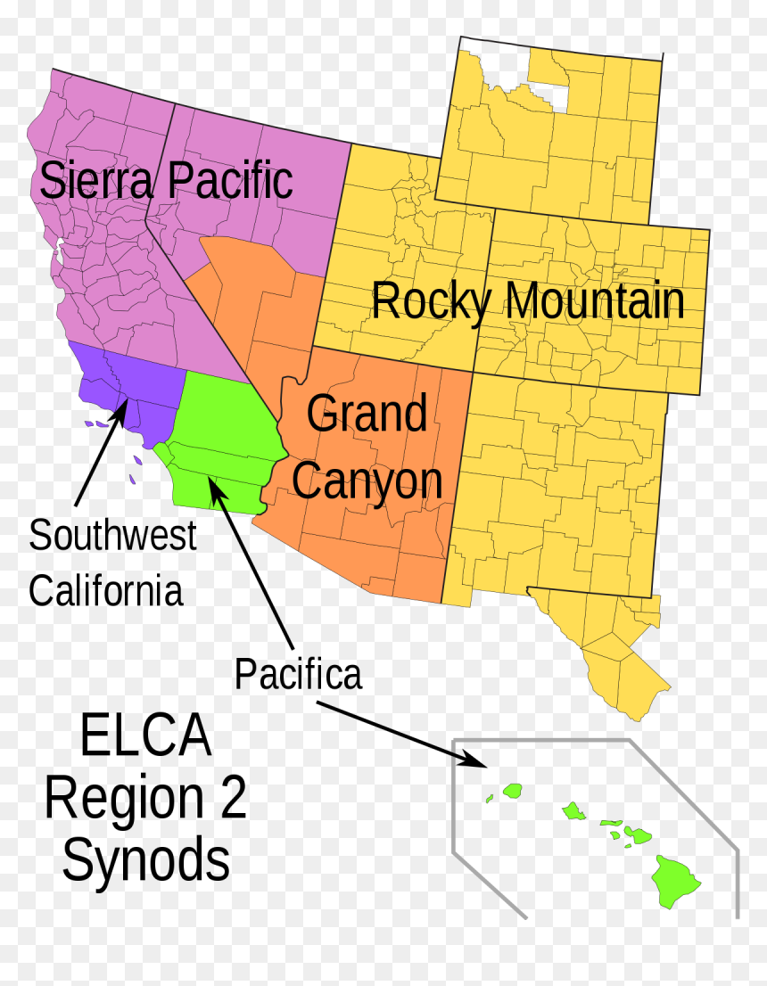 Grand Canyon Map Southwest, HD Png Download - grand canyon png