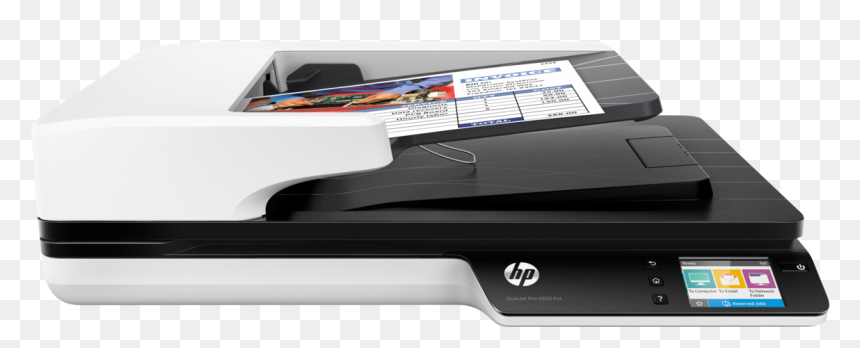 Hp Scanjet Pro 4500 Fn1, HD Png Download - scanner png