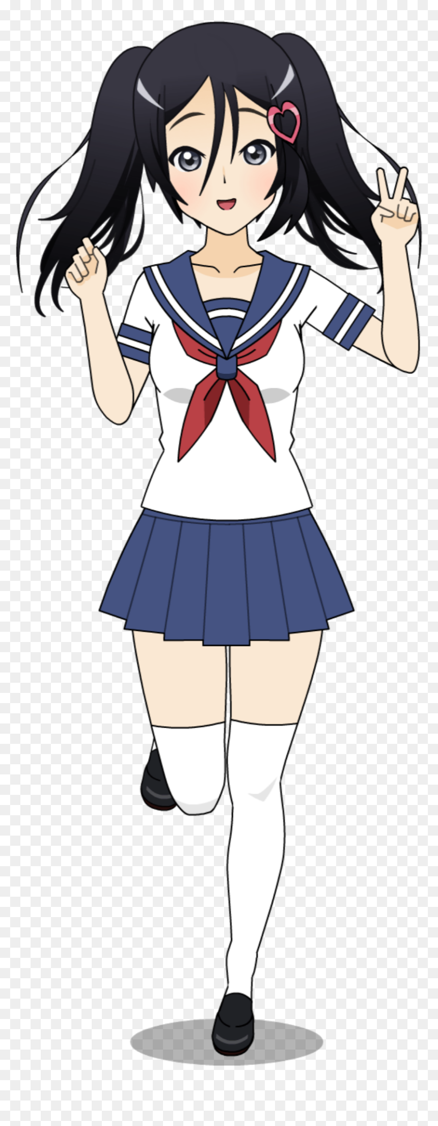 #yandere #simulator #yanderesim #yanderesimulator #yanderesimulatorrivals - Hanako Yamada, HD Png Download - yandere png