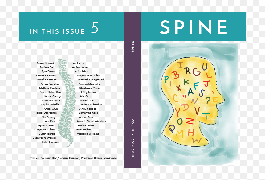 Spine Book Cover For Emersonwrites Anthology - Art, HD Png Download - book spine png