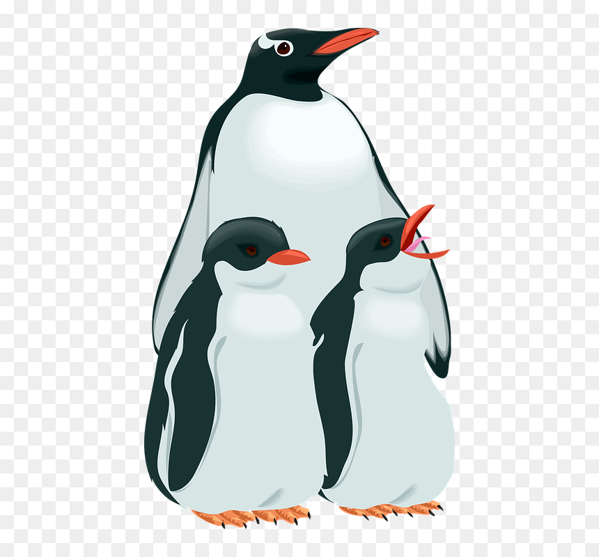 Transparent Penguins Png - Penguin Family Clipart, Png Download - penguins png