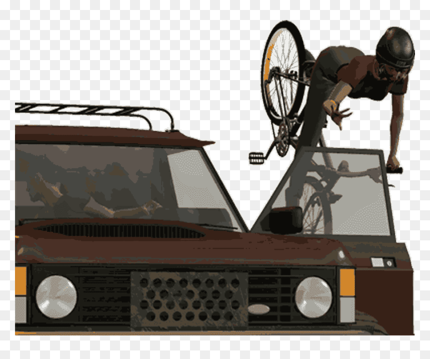 Bicyclist Is Car Doored Which Is Very Dangerous For - Cyclist Hitting Car Door, HD Png Download - bicyclist png