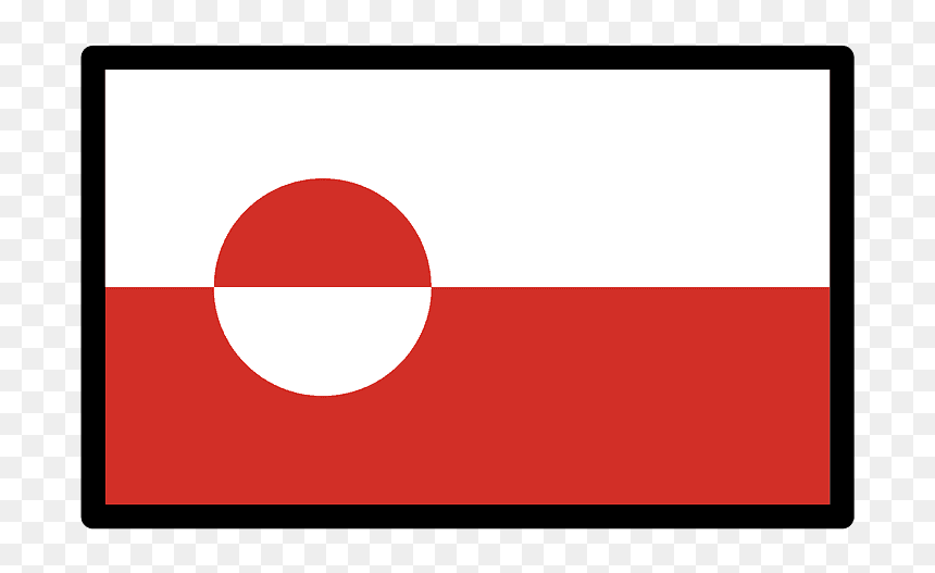 Greenland Flag Emoji Clipart - Greenland Flag, HD Png Download - american flag emoji png