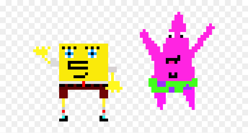 Cartoon, HD Png Download - spongebob and patrick png