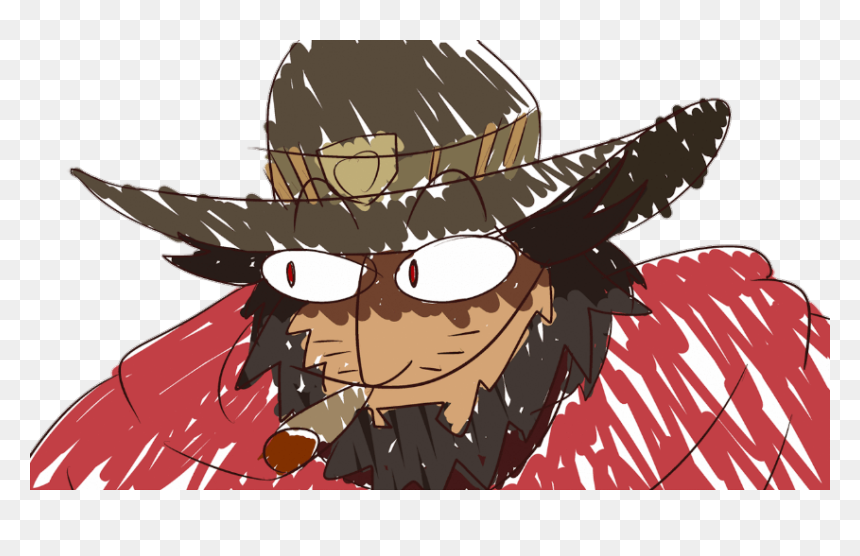 High Noon Mccree Vector - Its High Noon Gif, HD Png Download - overwatch mccree png