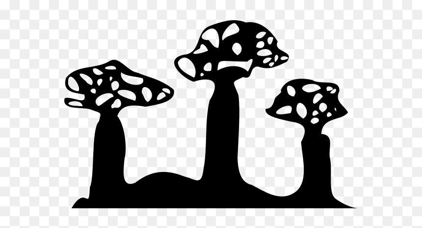 Boab Silhouette - Clip Art, HD Png Download - bush silhouette png