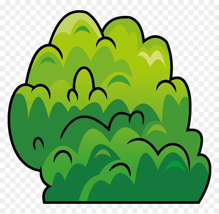 Bush Clipart, HD Png Download - bush silhouette png