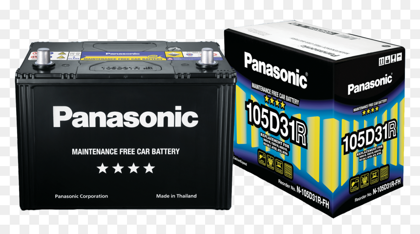 Panasonic Hi-spec Silver Alloy Maintenance Free - Panasonic Car Battery Philippines, HD Png Download - car battery png