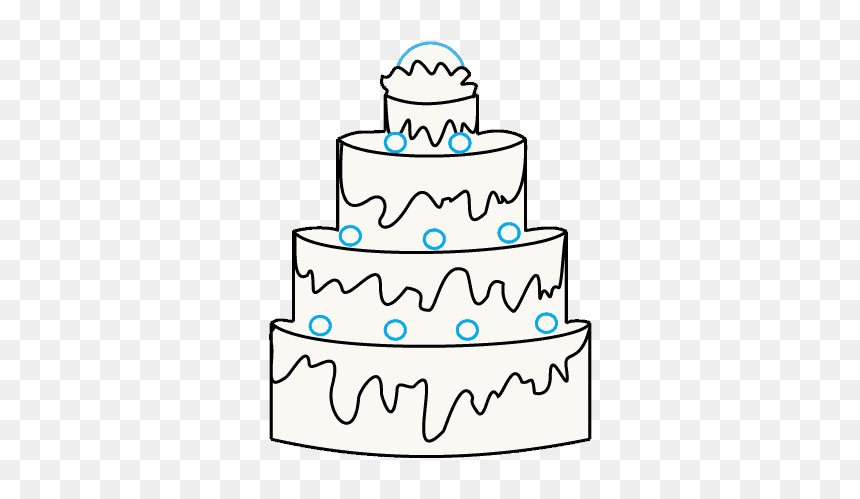 How To Draw Cake - Birthday Cake, HD Png Download - kek png