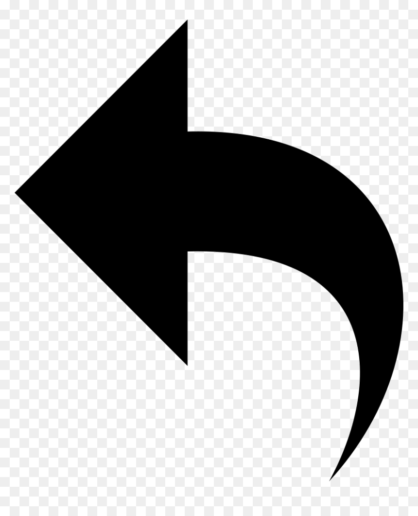 - Icon Undo , Png Download - Left Turn Arrow Png, Transparent Png - curvy arrow png