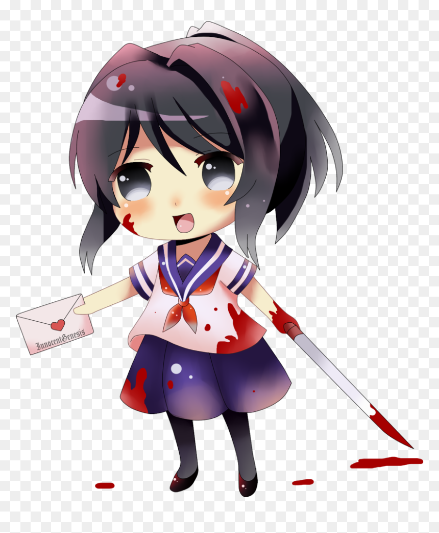 Yandere Simulator Image - Ayano Yandere Simulator Chibi, HD Png Download - yandere png