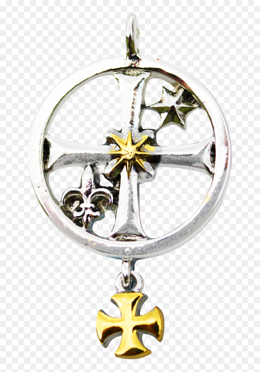 Pendant, HD Png Download - templar cross png