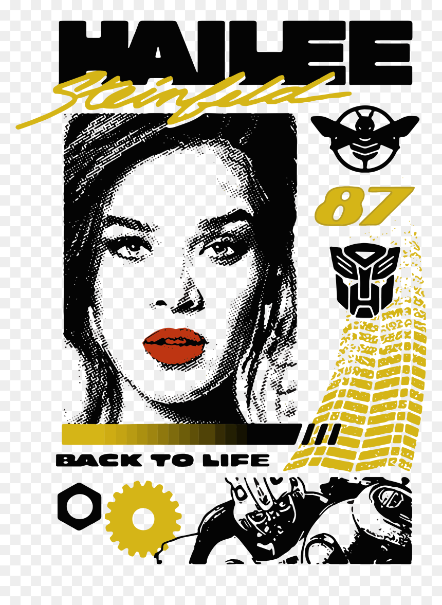 T Shirts Hailee Steinfeld Bumblebee, HD Png Download - hailee steinfeld png