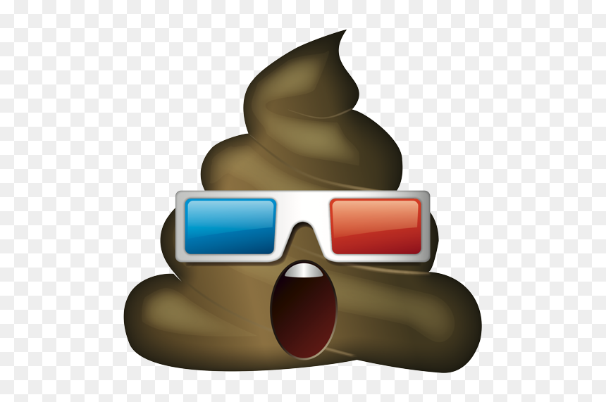 Grimace Poo Emoji, HD Png Download - glasses emoji png