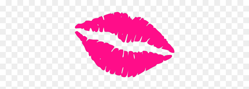 Hot Pink Lips Svg Clip Arts - Red Lips Watercolor Painting, HD Png Download - lips silhouette png
