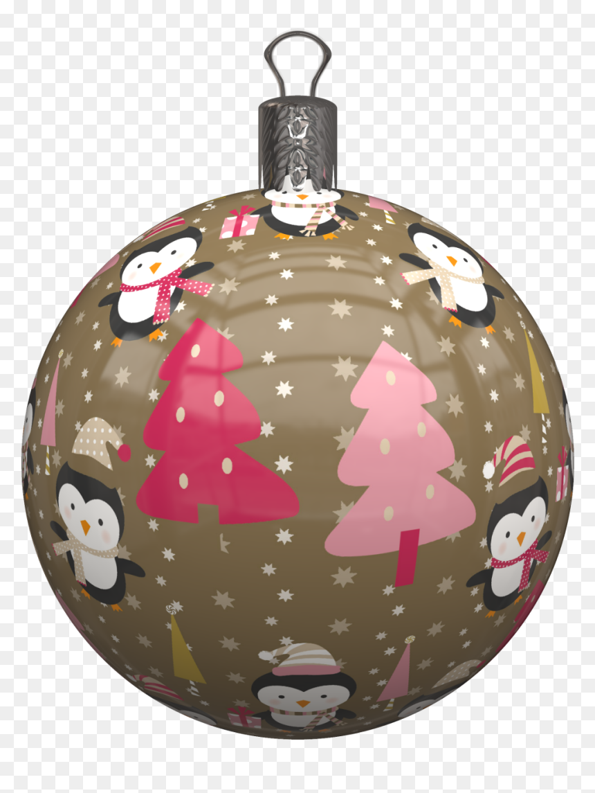 Christmas Ornament, HD Png Download - penguins png