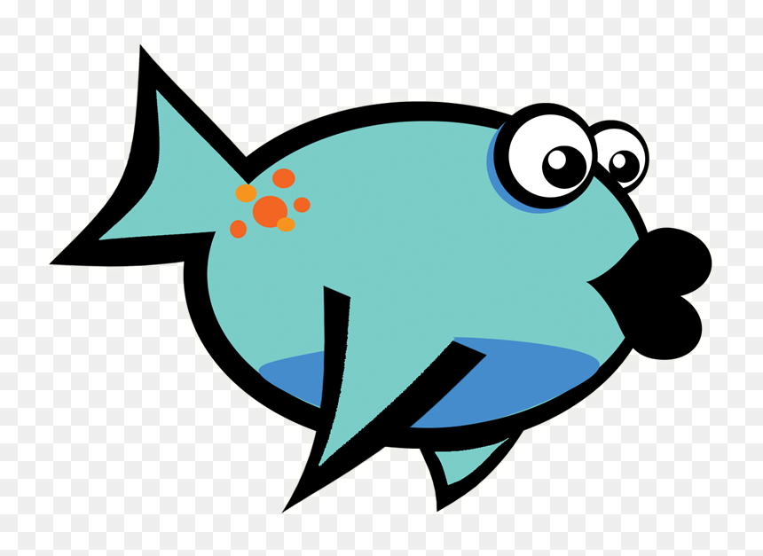 Free To Use Page - Cartoon Fish Free Png, Transparent Png - lips silhouette png